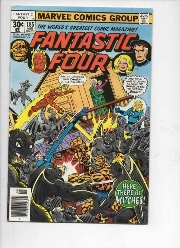 FANTASTIC FOUR #185, VF+, Witches, Perez, 1961 1977, more FF in store