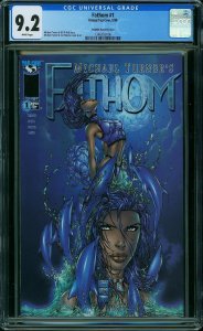 Fathom #1 Dolphins Cover (1998) CGC 9.2 NM-