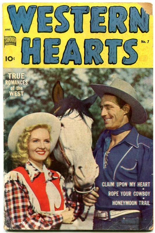 Western Hearts #7 1951- John Severin- Bill Elder- Golden Age G/VG