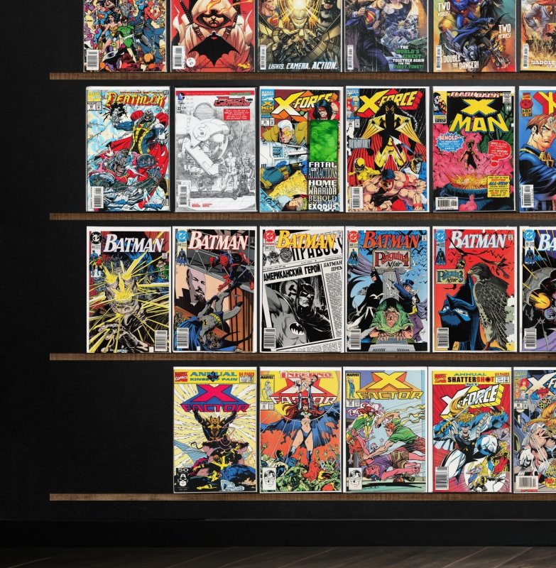 Huge Lot 140+ Comics with The Green Hornet, X-Factor, X-Force, Batman & More!