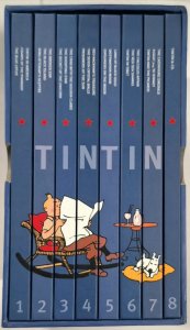Adventures of Tintin BOX SET 8 Volumes H/C (2008 Little Brown & CO