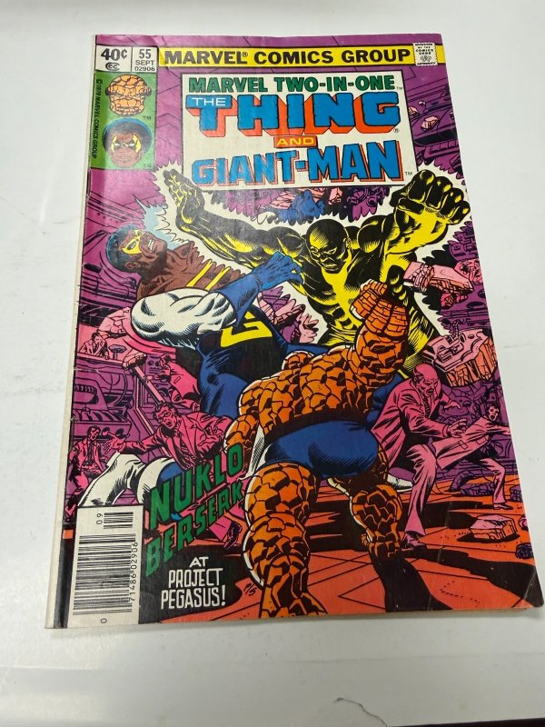 Marvel Two-In-One The Thing and Giant-Man #79 VF/NM Marvel Comic Book 14 ET18