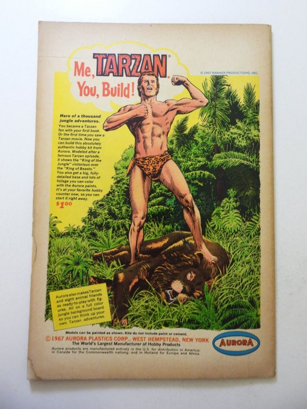 Aquaman #36 (1967) VG Condition moisture stain bc