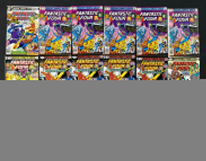 FANTASTIC FOUR 126 COMICS LOT MANY DUPES MOST VF SOME VG BRONZE-COPPER AGE