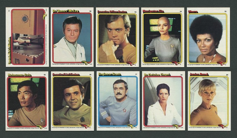 1979 Topps Star Trek : The Motion Picture Set NM