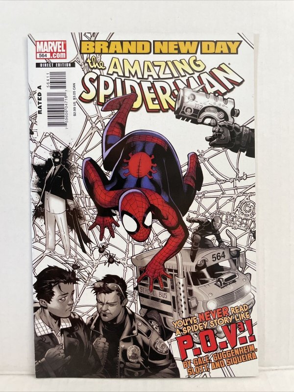 Amazing Spiderman #564 Mr. Negative Overdrive App.