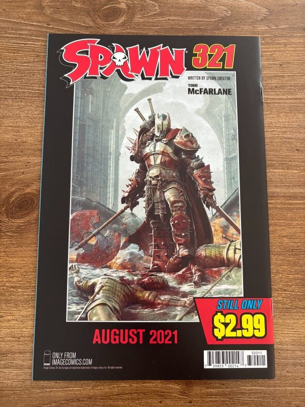 Spawn # 320 NM 1st Print Cover A Image Comic Book Todd McFarlane 6 J288