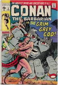 CONAN THE BARBARIAN#3 FN/VF 1970 MARVEL BRONZE AGE COMICS