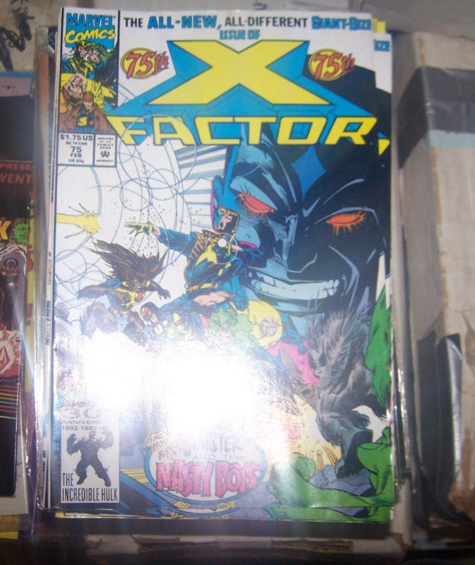 X-Factor #75 (Feb 1992, Marvel  MR SINISTER +NASTY BOYS  HAVOC POLARIS GUIDO