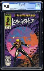 Longshot #1 CGC VF/NM 9.0 White Pages