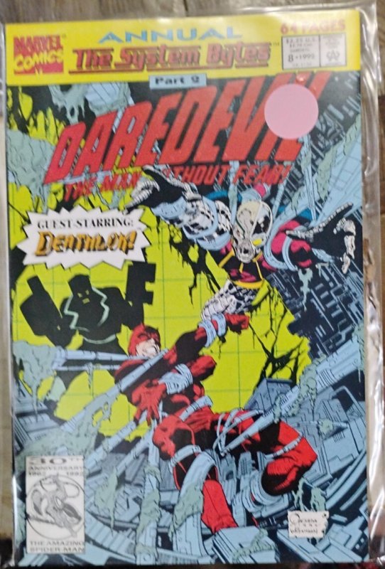 Daredevil  ANNUAL# 8  1992  Marvel DISNEY SYSTEM BYTES PT 2