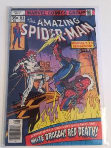 AMAZING SPIDER-MAN V1 #184 1978  WHITE DRAGON WHITE DEATH