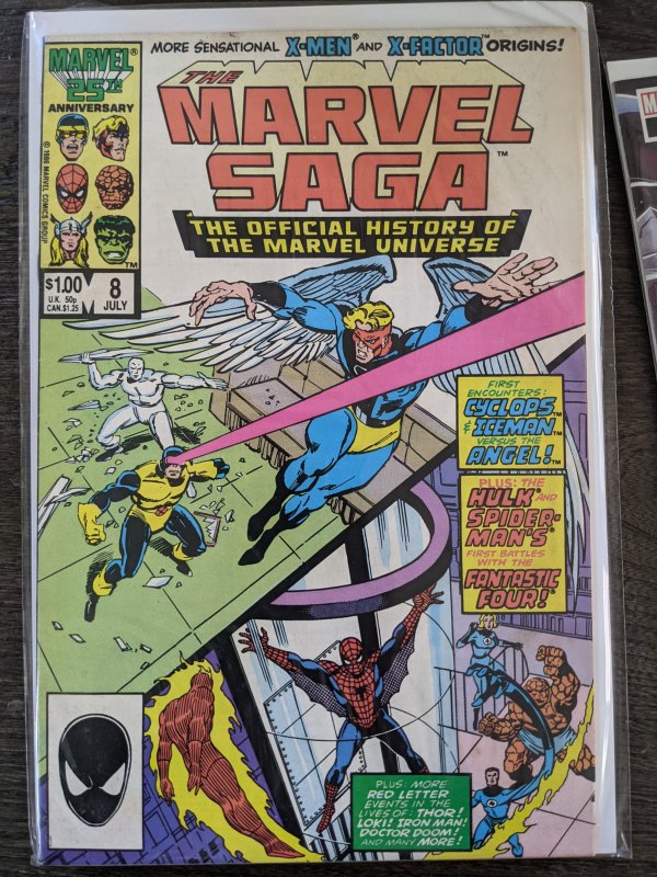 The Marvel Saga The Official History of the Marvel Universe #8 (1986)