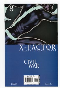 X-Factor #8 (2006 v3) Peter David Civil War NM