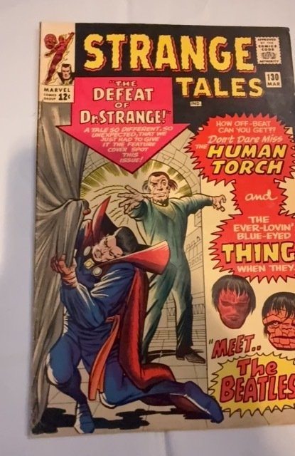 Strange Tales #130 (1965)Beatles and the Thing app