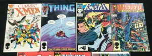MISC MARVEL 7PC LOT (VF) X-MEN!! PUNISHER!! DAREDEVIL!! 1984-86