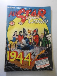 All-Star Comics #21 (1944) GD/VG  Condition see desc