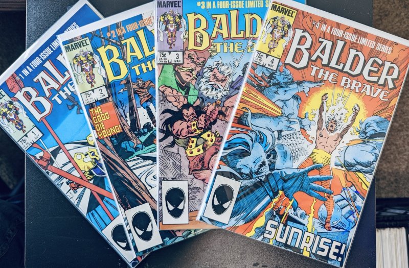 Balder The Brave #1-#4 Lot! NM