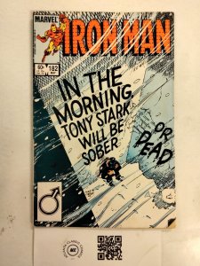 Iron Man #182 VG+ Marvel Comics comic book 2 JW64