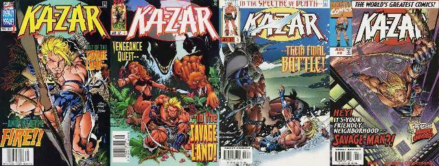 KAZAR (1997) 1-4  Waid & A. Kubert