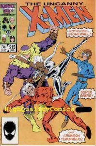X-MEN #215, VF, Wolverine, Chris Claremont, Uncanny , more in store