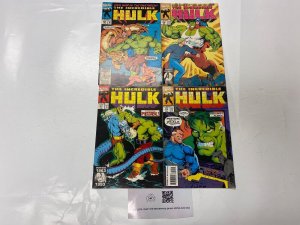 4 Incredible Hulk MARVEL comic books #405 406 407 410 59 KM19