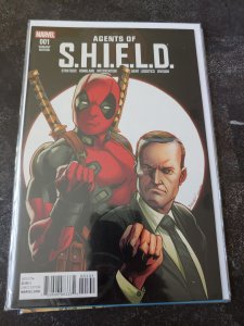 Agents of S.H.I.E.L.D. #1 Incentive Mark Bagley Deadpool Variant (2016)