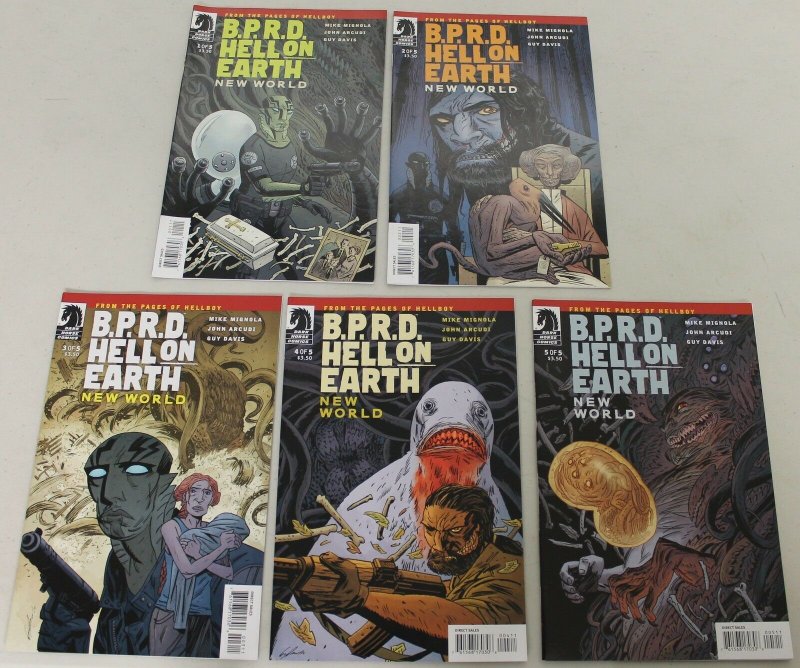 Dark Horse: BPRD:Hell on Earth - New World (2010) 1-3 COMPLETE SET 