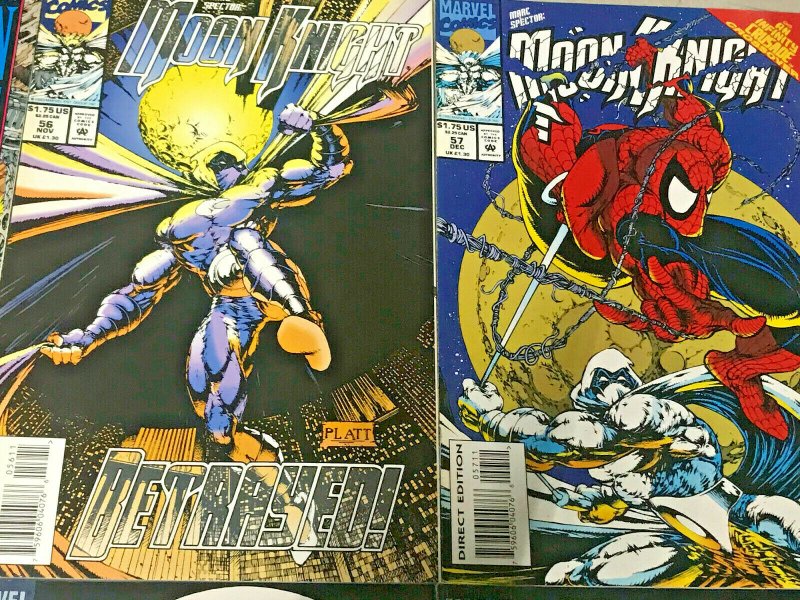 MOON KNIGHT#55-60 VF/NM LOT 1993 STEPHEN PLATT ART MARVEL COMICS