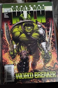PROLOGUE WORLD WAR HULK - WORLD BREAKER #1 2007 MARVEL DISNEY PETER DAVID