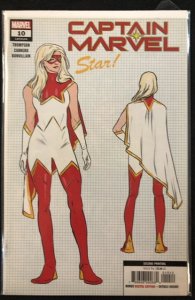 Captain Marvel #10 Second Print Cover (2019)