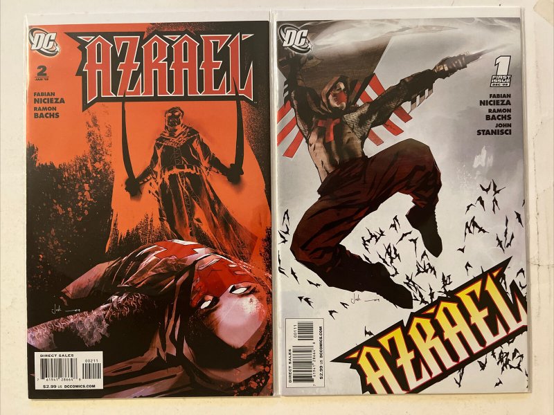 Azrael #1 + 2  (2009) DC Comics - 2 Comics Save Combine Shipping 7426936586952