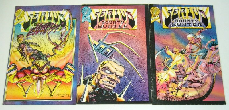 Serius Bounty Hunter #1-3 FN- complete series - blackthorne comics set lot 2