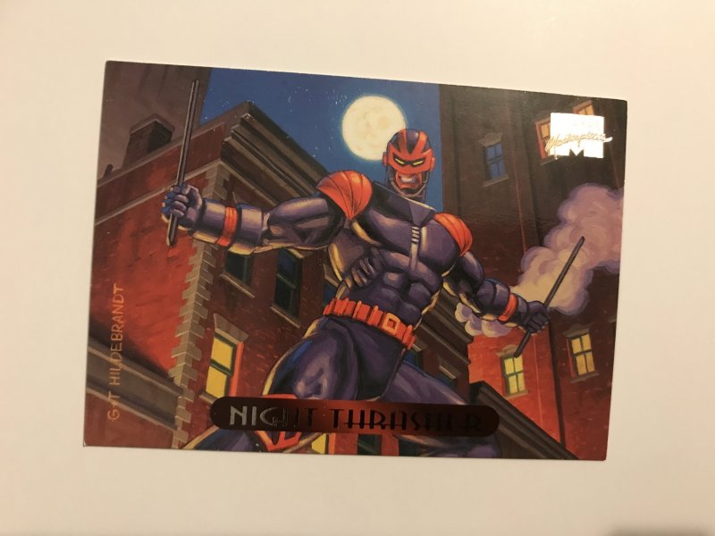 Night Thrasher #83 card : 1994 Marvel Masterpieces, NM; Hilderbrandt art