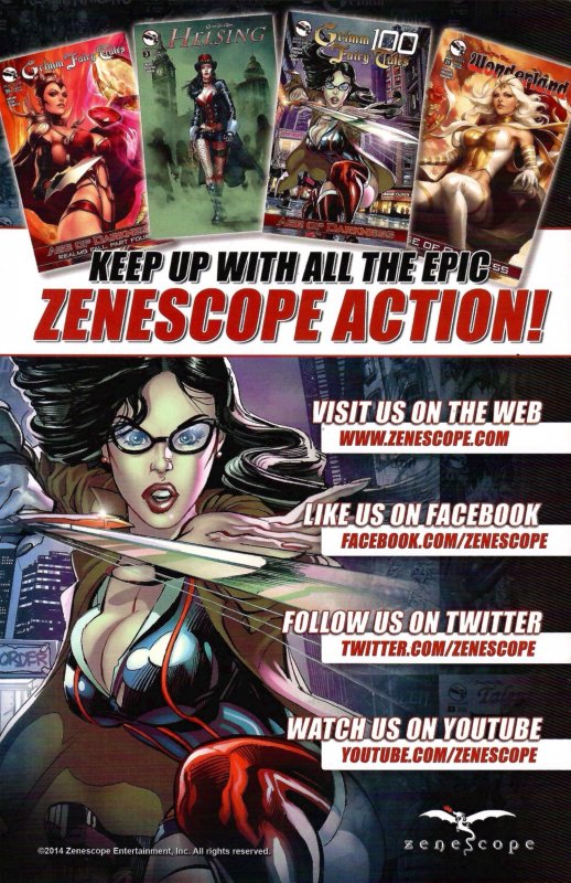 Wonderland #26 (2014) Covers A, B and C New Condition