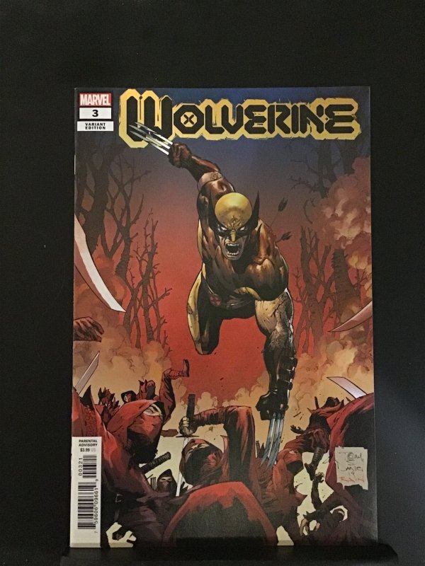 Wolverine #3 Tony S. Daniel Variant Cvr Retailer Incentive 1:25 Ratio