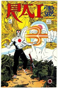 Magnus Robot Fighter #5 Flip Book Valiant Comics With Card Sheet Oct 1991 (NM)