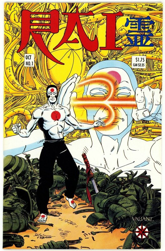 Magnus Robot Fighter #5 Flip Book Valiant Comics With Card Sheet Oct 1991 (NM)