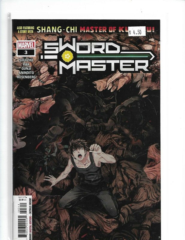 Sword Master #3 Main Cover Marvel Comics 2019  nw11