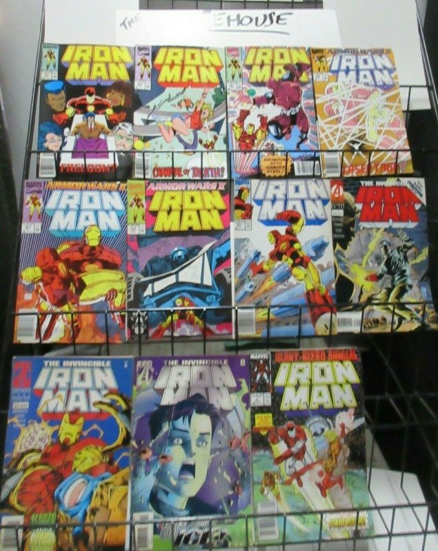 IRON MAN 193-327 (1985-1996)  Sampler 23 diff copper to modern, Armor Wars II 