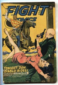 Fight Comics #45 1946- Don Diablo-Headlight cover- Matt Baker-comic book