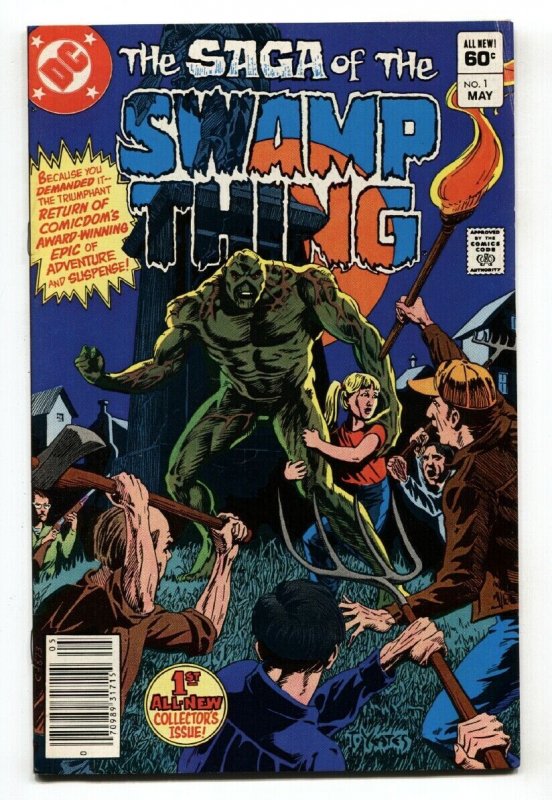 Saga of the SWAMP THING #1 Newsstand variant-DC comic book-1982