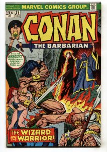 CONAN THE BARBARIAN #29-1973-MARVEL-comic book-VF