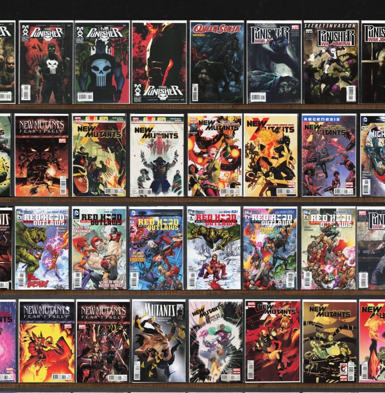 Huge Lot 150+ Comics with New Mutants, The Outsiders & More!