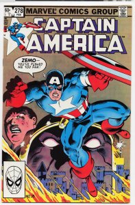 Captain America #278 (1983) Captain America