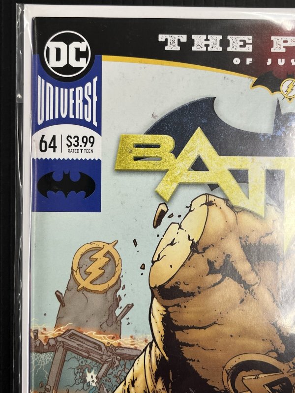 BATMAN #64 SIGNED BY TOM KING W/DF COA BATMAN/FLASH CROSSOVER PROSHIPPER