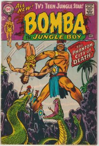Bomba The Jungle Boy #2 (Nov-Dec 1967, DC), G-VG condition (3.0)