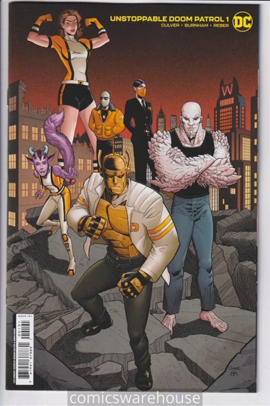 UNSTOPPABLE DOOM PATROL (2023 DC) #1 VARIANT 1:25 DENNIS CULVER CARD STO X07801