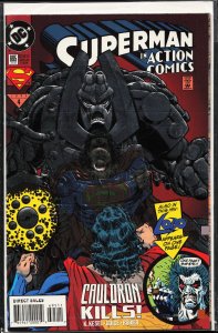 Action Comics #695 Embossed Cover (1994) Superman