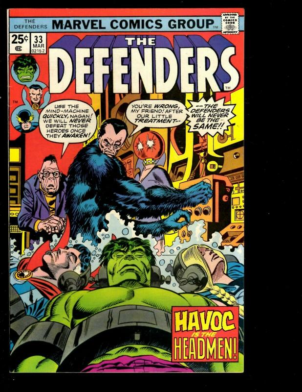 Lot of 7 Defenders Marvel Comic Books 21 24 32 33 34 35 36 Spider-Man JF10